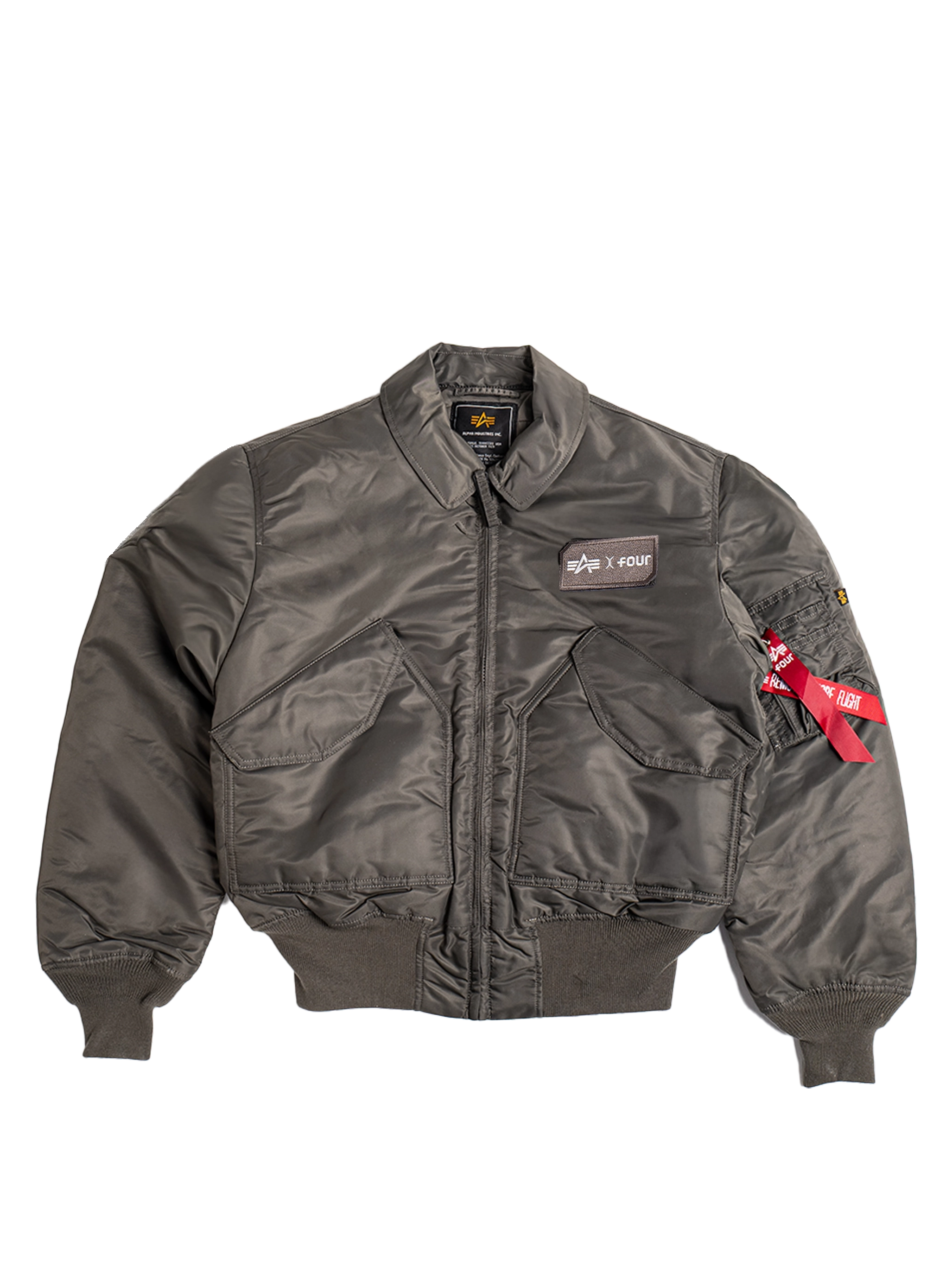 FOUR Amsterdam & Alpha Industries Jacket Rep.grey
