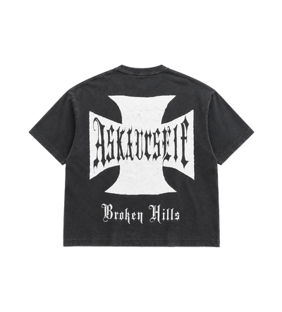 Vintage Bleached Cross T Vintage Black