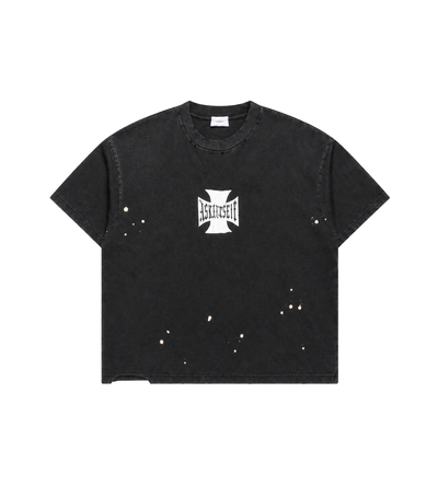 Vintage Bleached Cross T Vintage Black