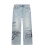 Phrase Baggy Painter Jeans Washed Blue