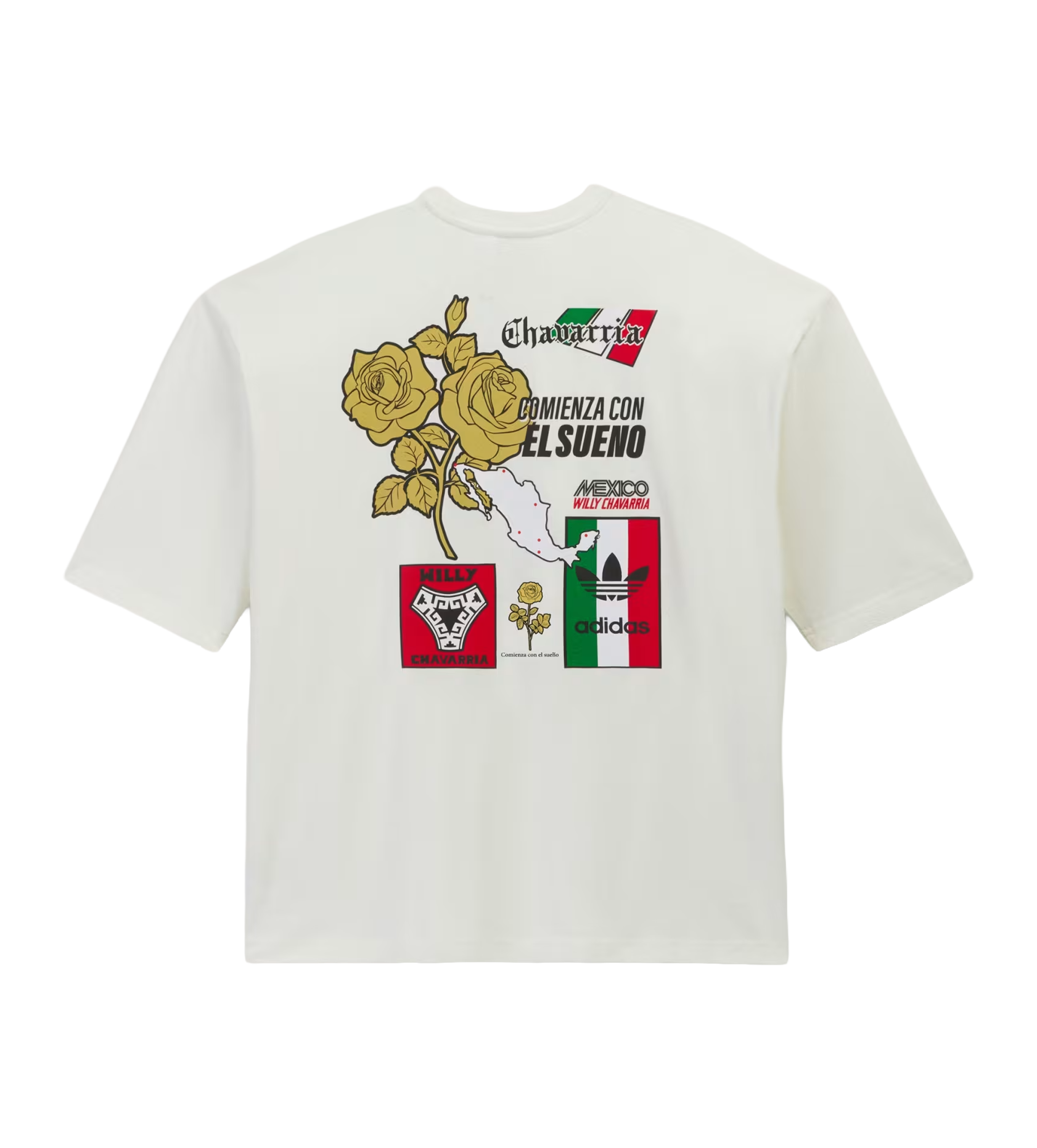 adidas Originals x Willy Chavarria Graphic T-shirt in White – FOUR 