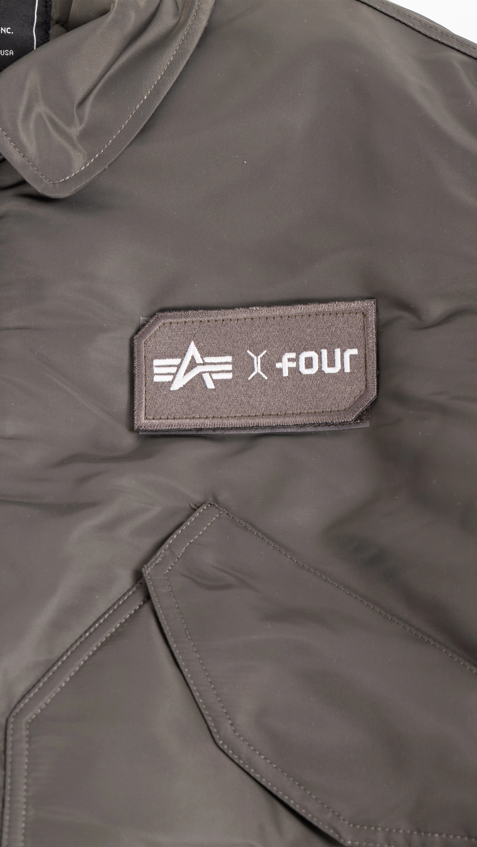 FOUR Amsterdam & Alpha Industries Jacket Rep.grey