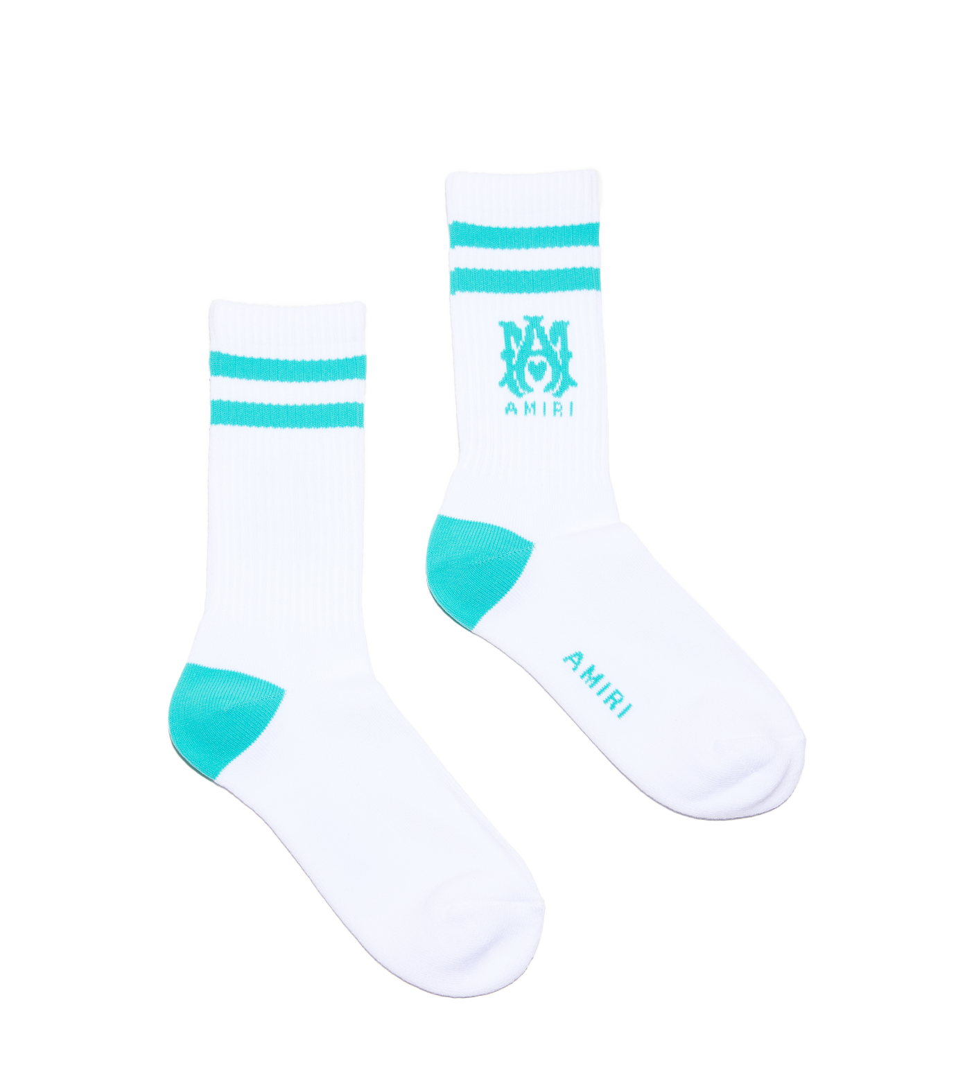 Stripe Logo Socks Blue