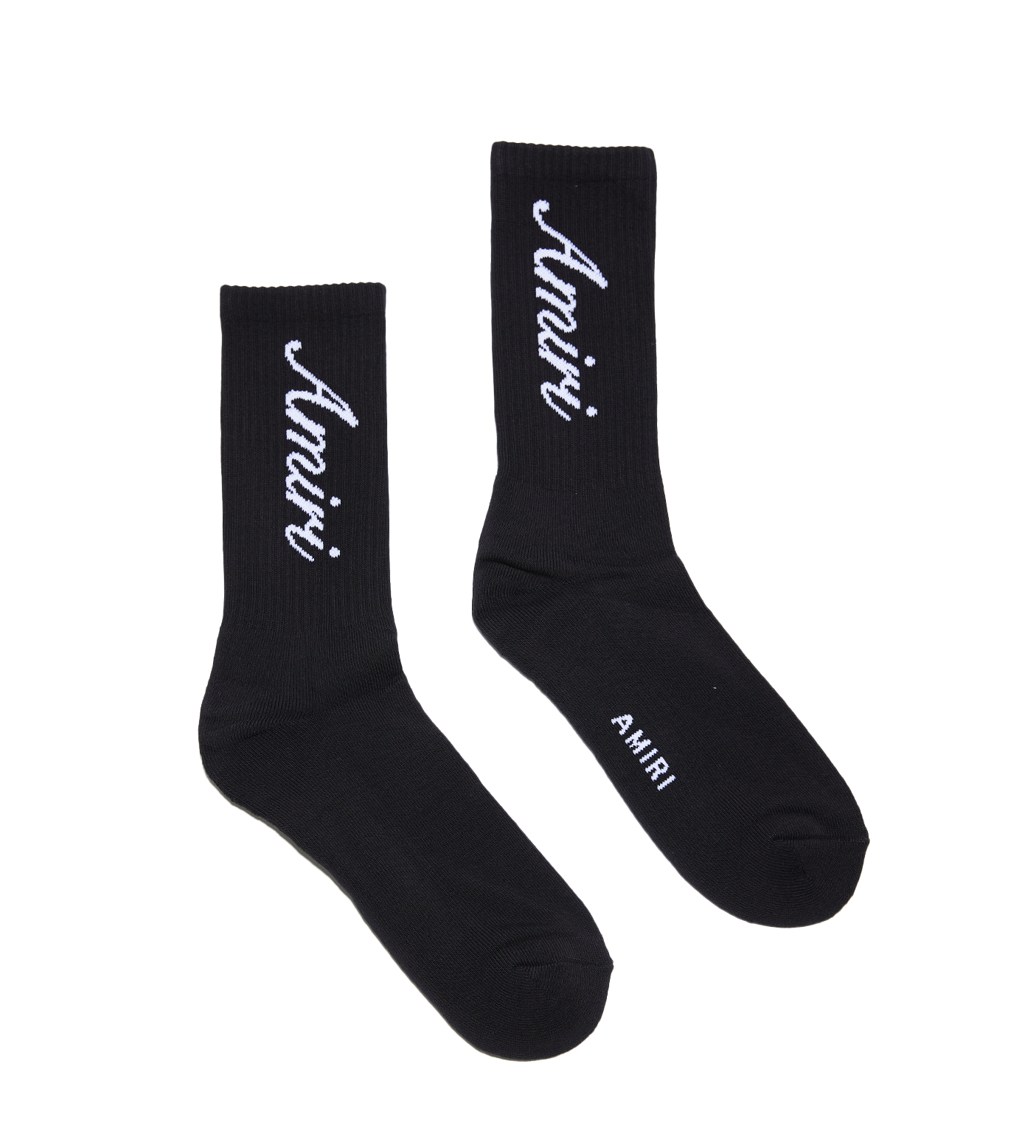Jacquard Logo Socks Black