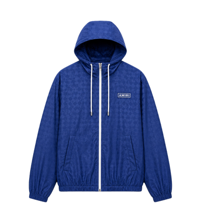 MA Quad AO Nylon Windbreaker in Steenblauw