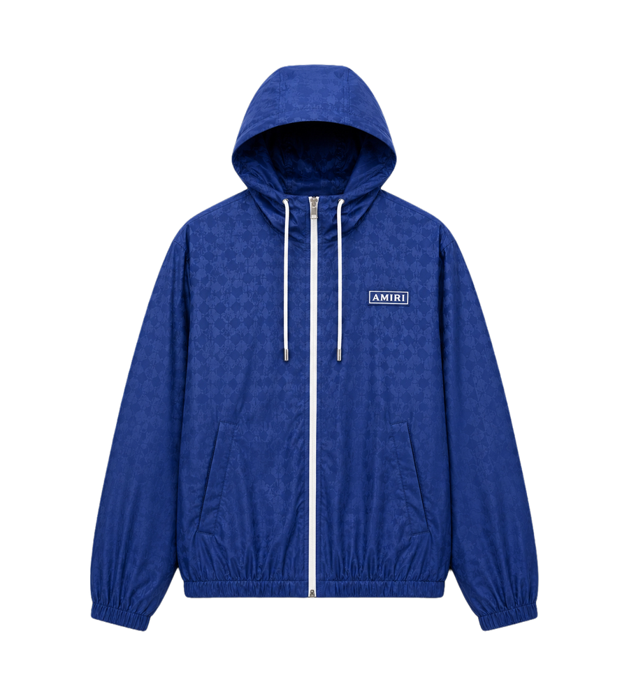 MA Quad AO Nylon Windbreaker in Stone Blue