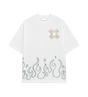 MA Quad Flames T-Shirt in White