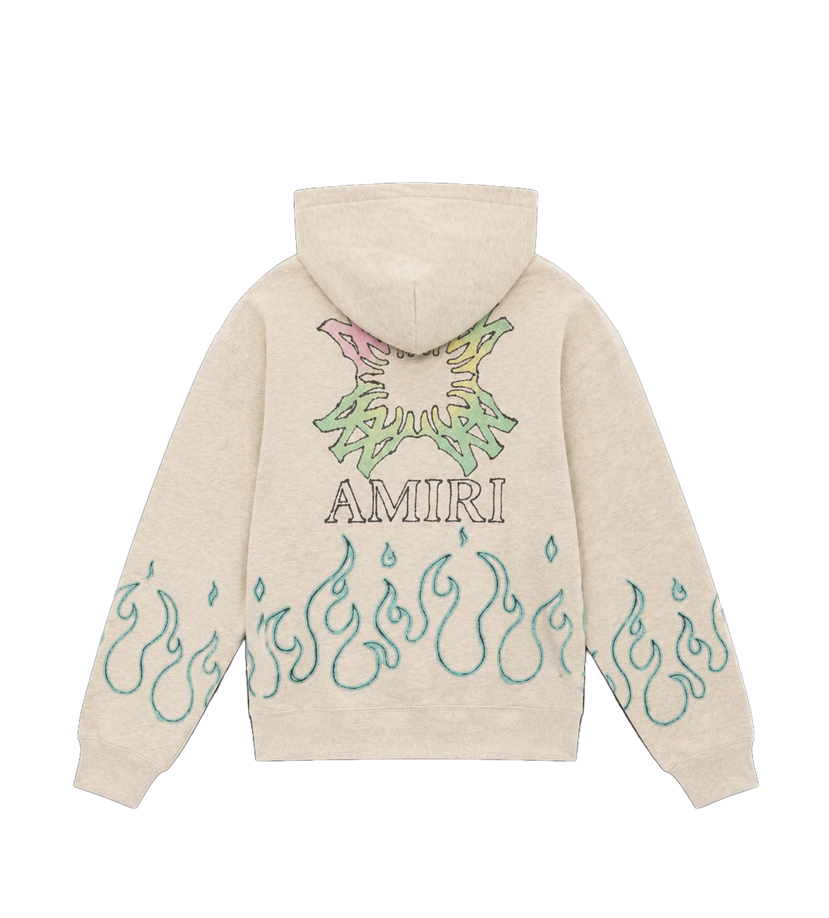 MA Quad Flames Hoodie Ivory