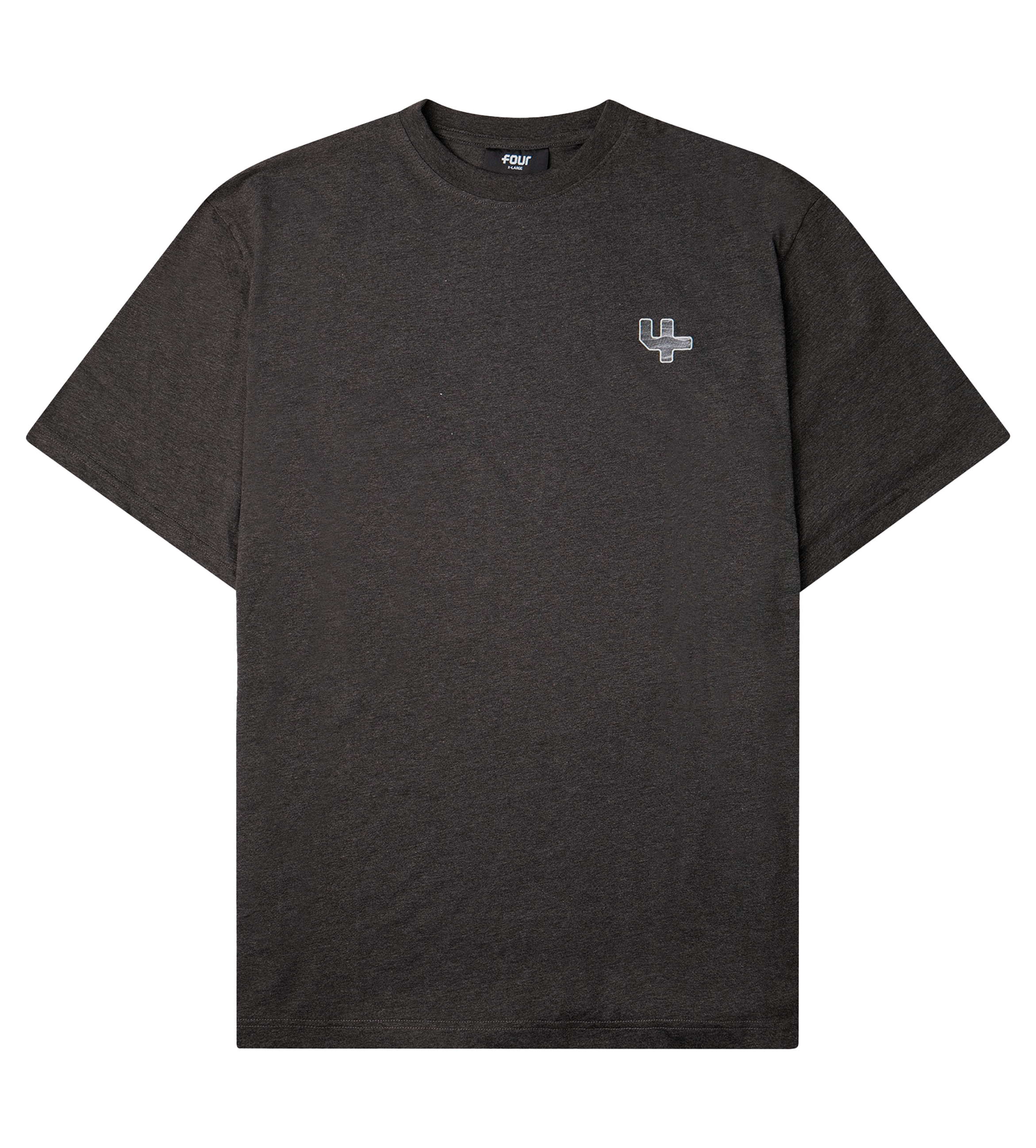 Outline Logo T-shirt Antracite Melange