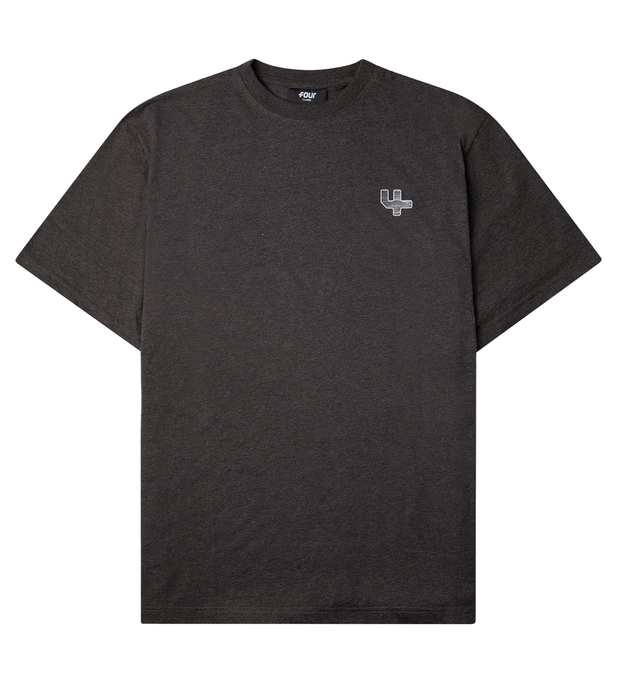 Outline Logo T-shirt Antracite Melange