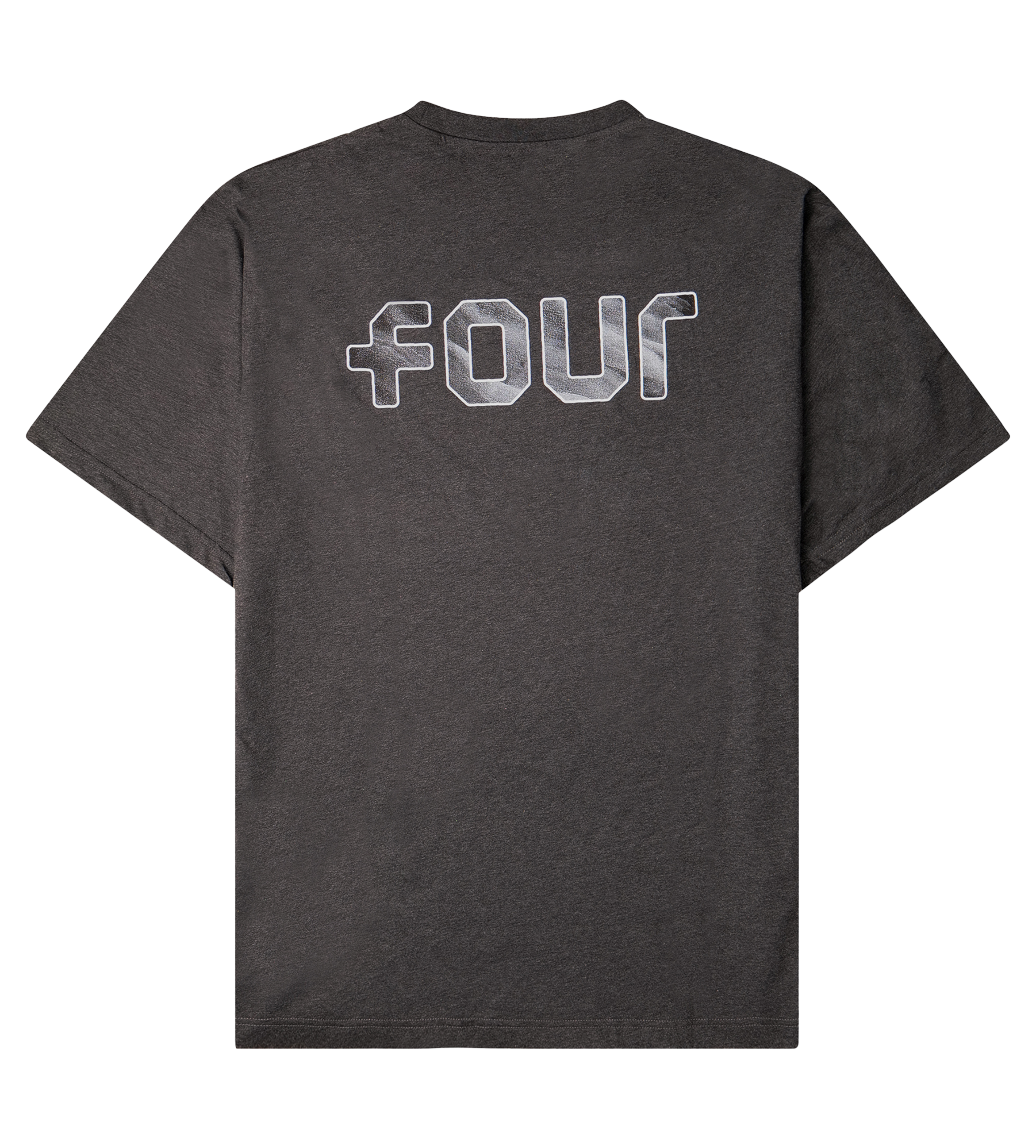 Outline Logo T-shirt Antracite Melange