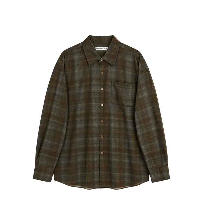 Borrowed Shirt More Check Print