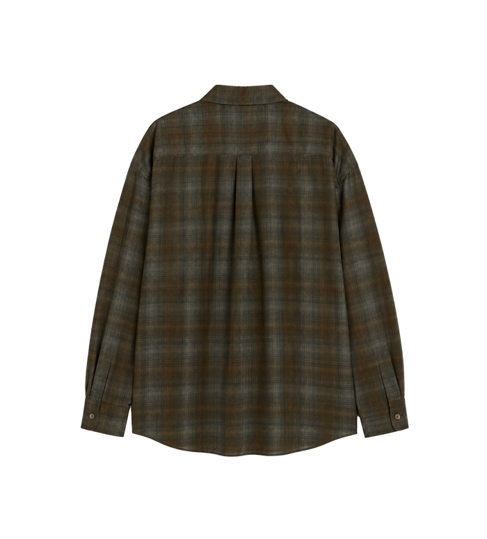 Borrowed Shirt More Check Print