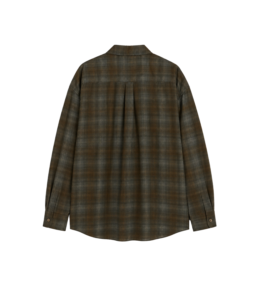 Borrowed Shirt More Check Print