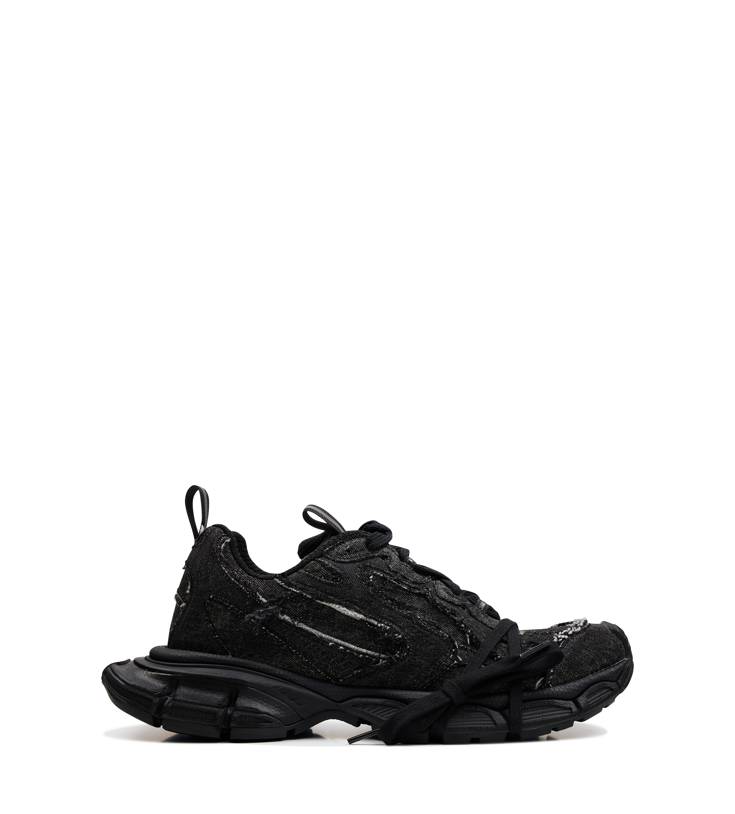 Balenciaga 3XL Embossed Sneakers in Black