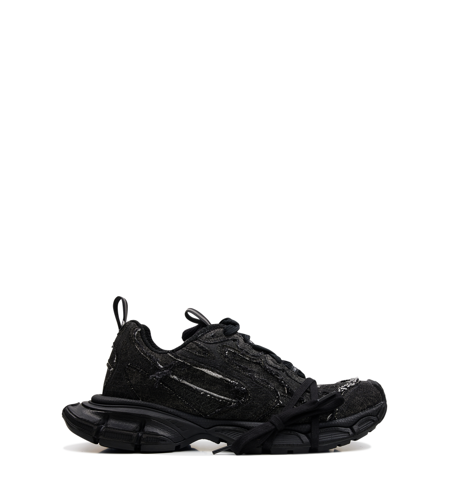 Balenciaga 3XL Embossed Sneakers in Black