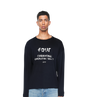 Quote Boxy Longsleeve Black