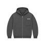 Wool And Cashmere Hoodie Dark Slate Melange
