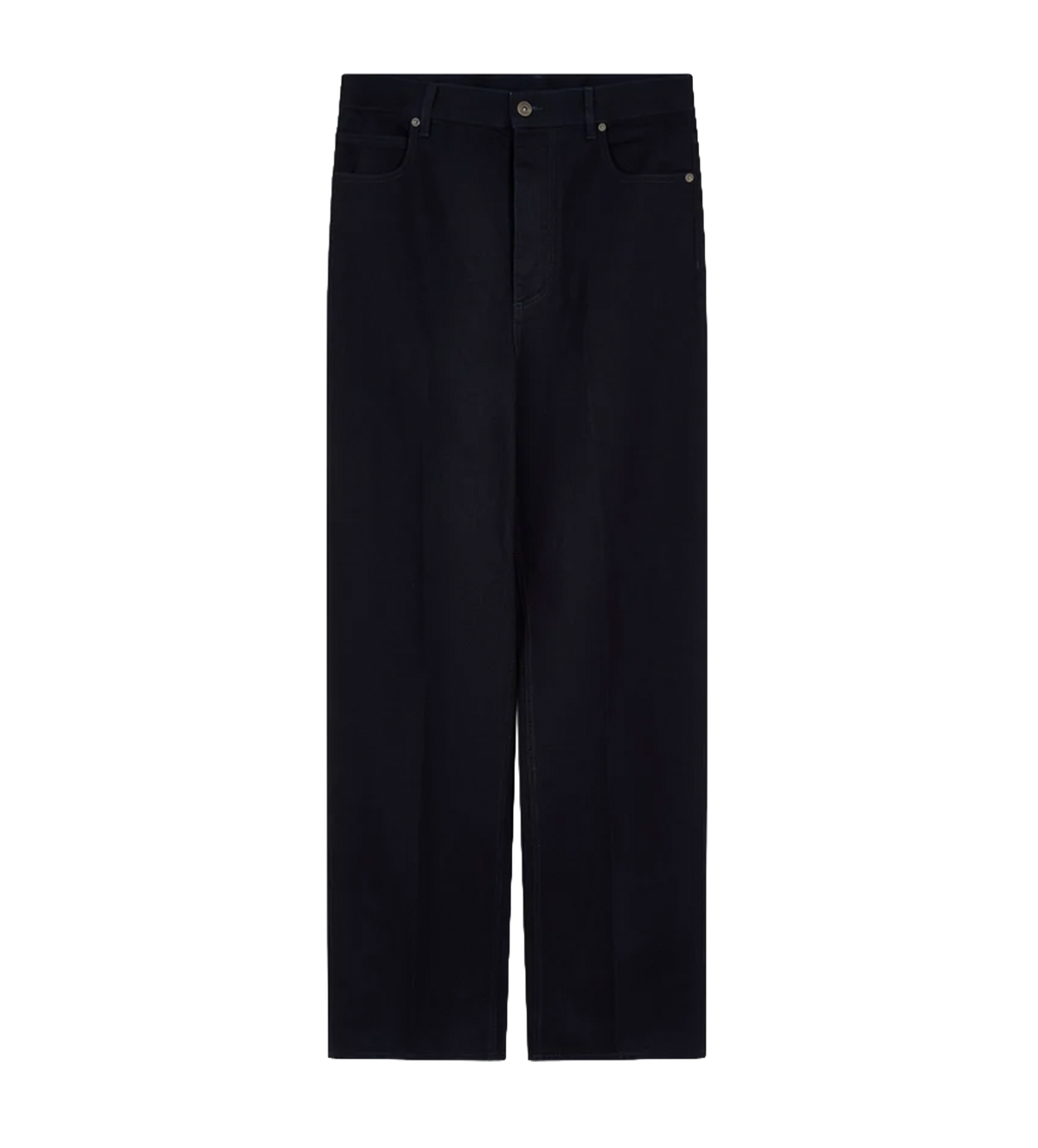 Jeans met wijde pijpen Donkerblauw denim