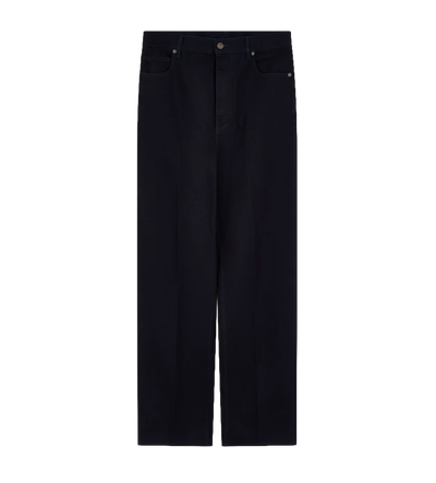 Jeans met wijde pijpen Donkerblauw denim