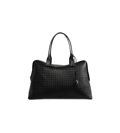Small Weekender Bag Black/Silver