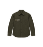 Cotton Gabardine Shirt Dark Juniper