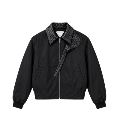 Nylon Cotton Tech Twill Blouson Black