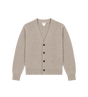 Bottega Veneta Vest van kasjmiermix in Greige Melange