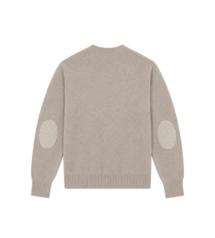 Bottega Veneta Vest van kasjmiermix in Greige Melange