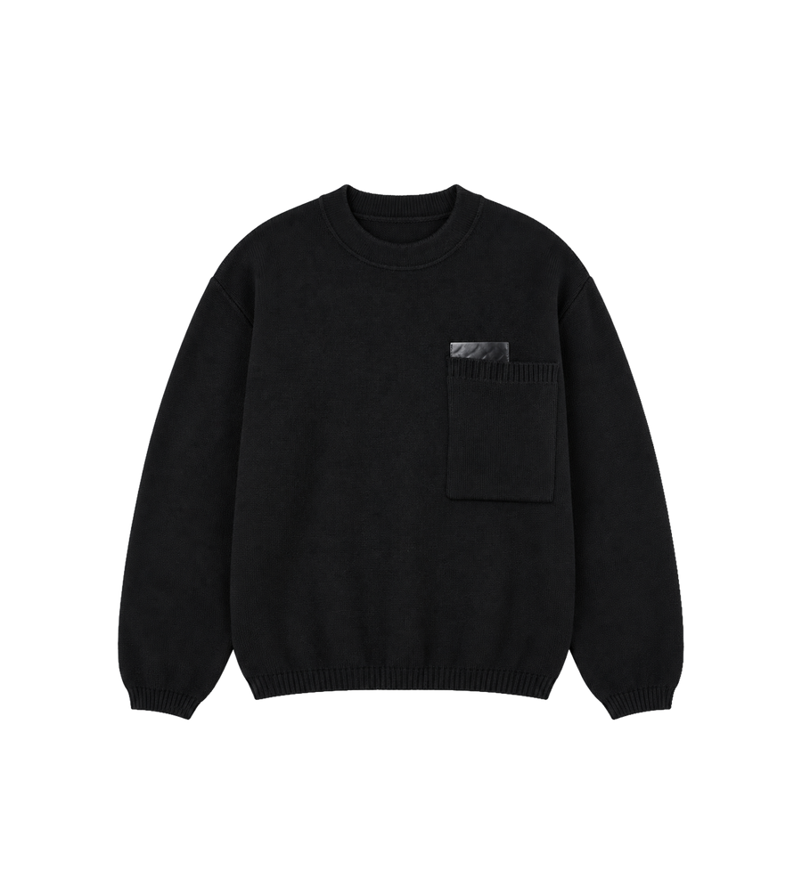 Bottega Veneta Double Wool Cashmere Sweater Black