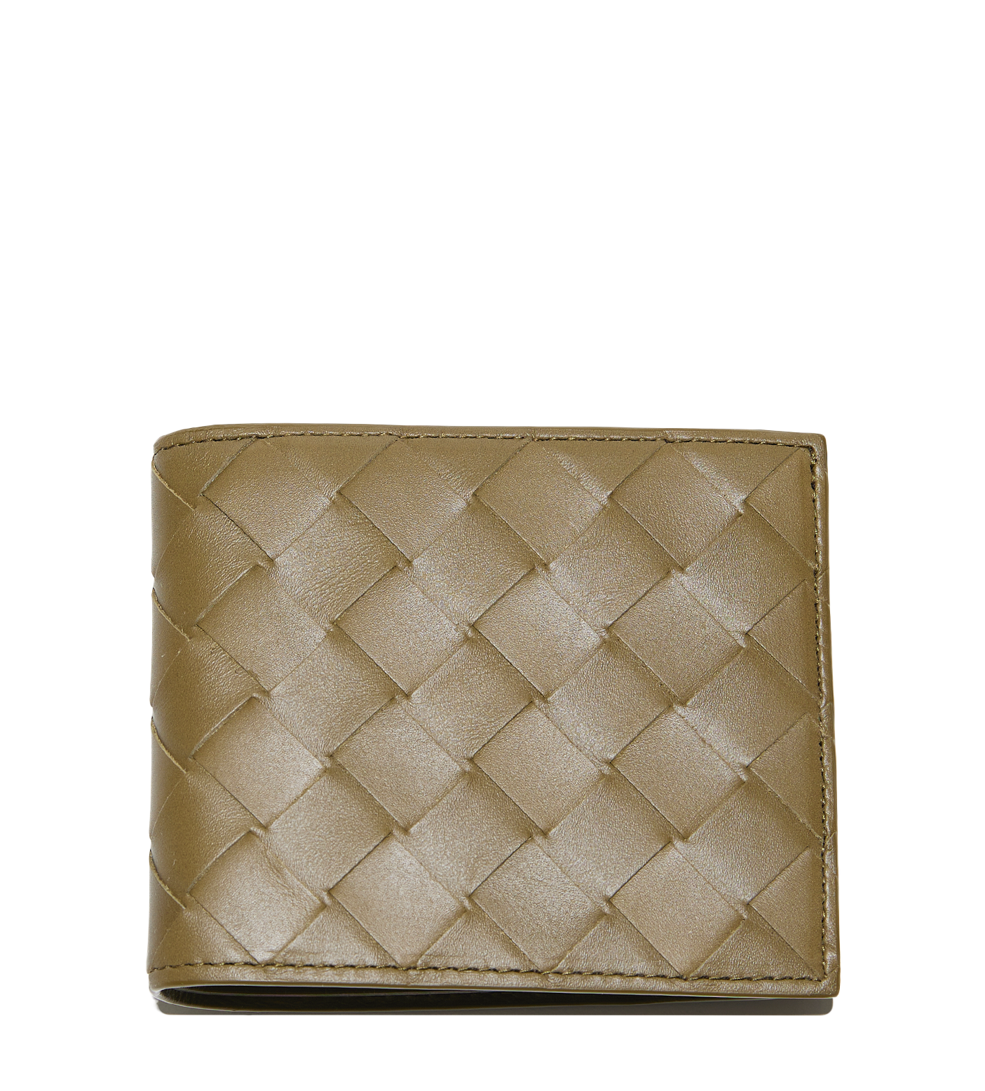 Intrecciato Bi-Fold Wallet Mud