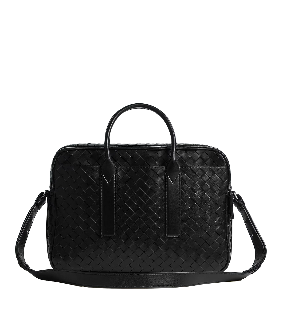 Bottega Veneta Getaway Briefcase in Zwart