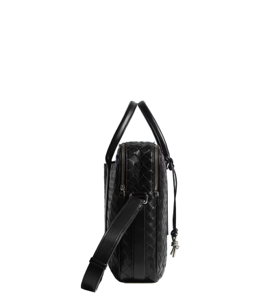 Bottega Veneta Getaway Briefcase in Zwart