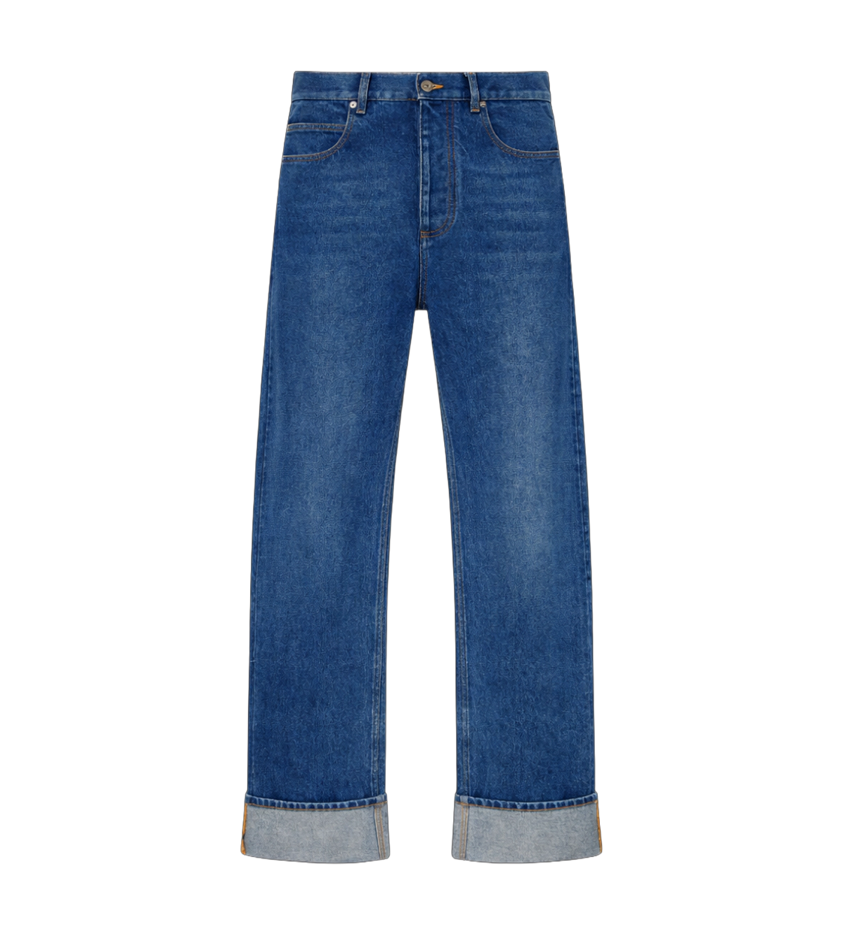 Bottega Veneta Wijde spijkerbroek in indigo