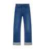 Bottega Veneta Wijde spijkerbroek in indigo