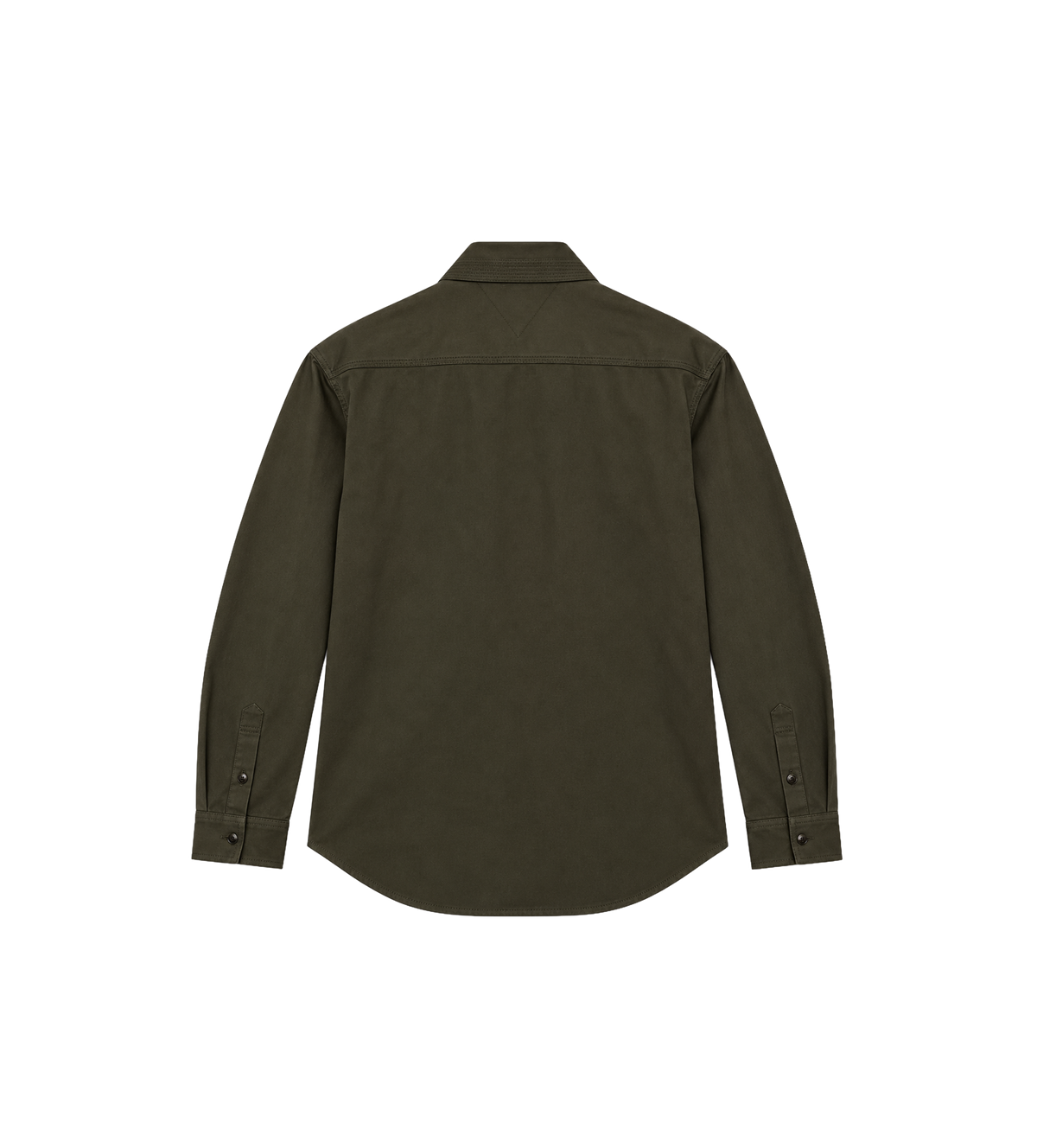 Cotton Gabardine Shirt Dark Juniper