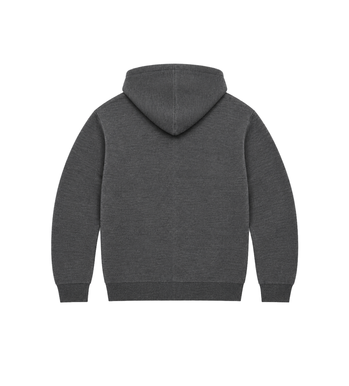 Wool And Cashmere Hoodie Dark Slate Melange
