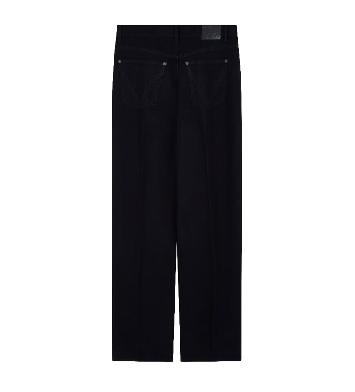 Jeans met wijde pijpen Donkerblauw denim