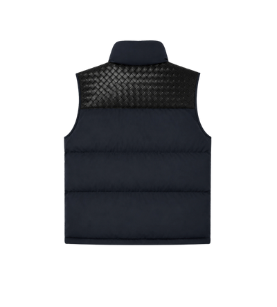 Tech Nylon Gewatteerde Bodywarmer Donkerblauw
