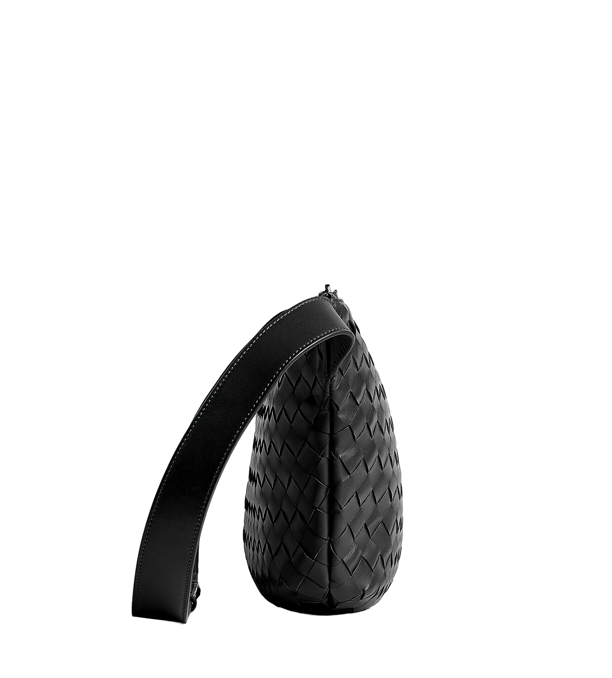Bottega Veneta Intrecciato Day Sling in Zwart