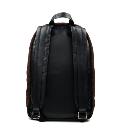 Suede Backpack in Brown