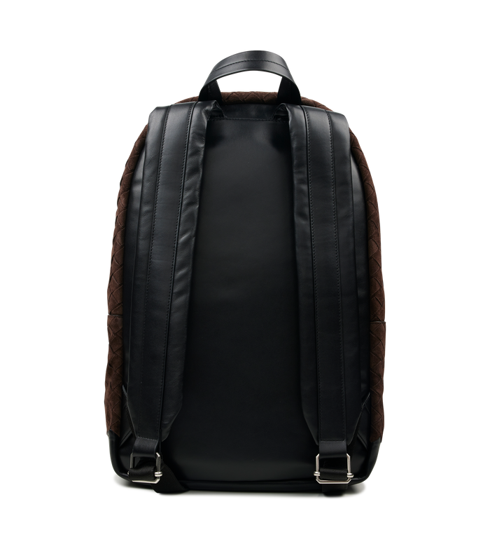 Suede Backpack in Brown