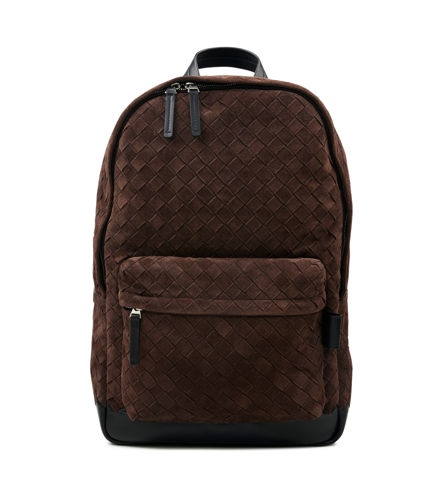 Bottega Veneta Suede Backpack in Brown