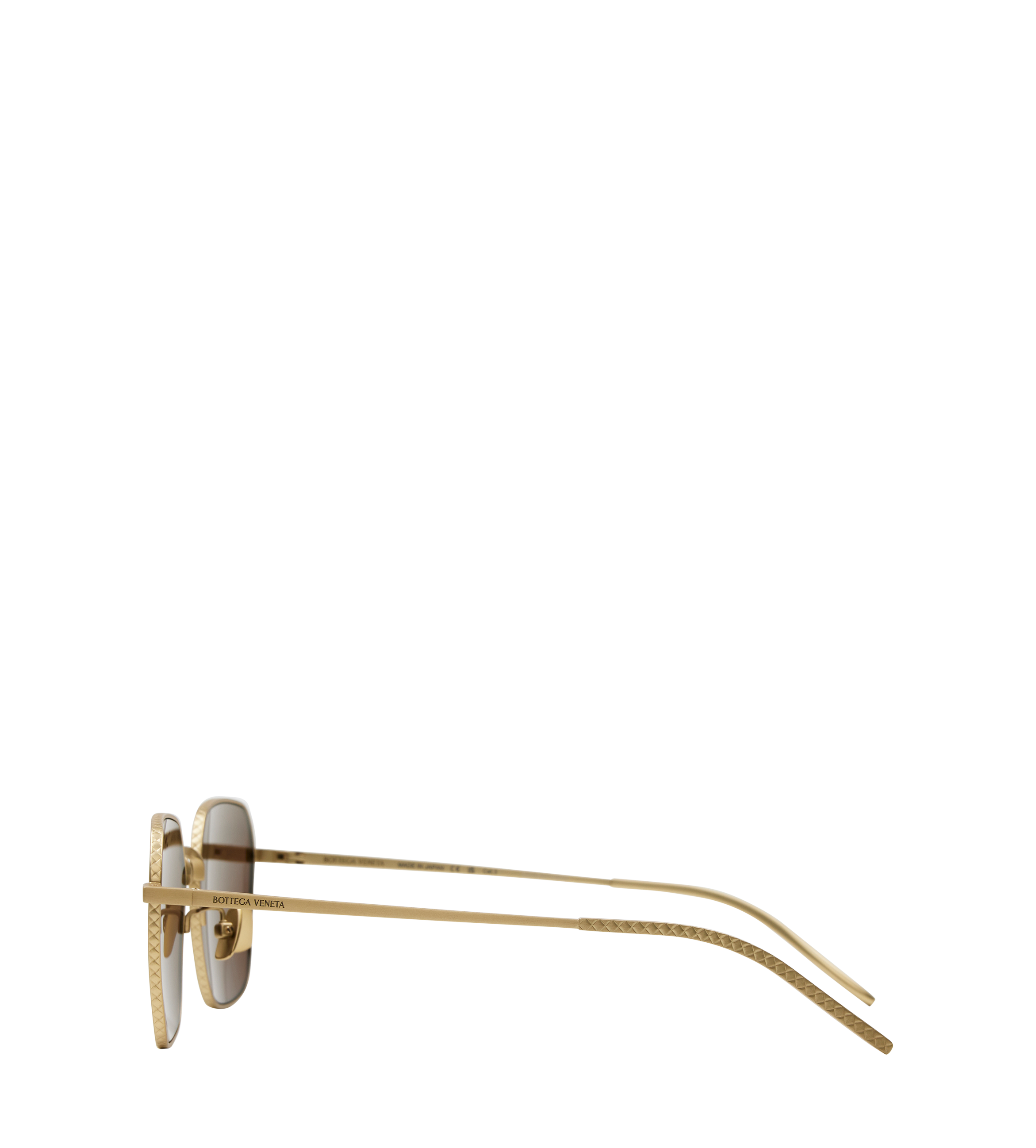 Bottega Veneta Sunglasses in Gold/Brown