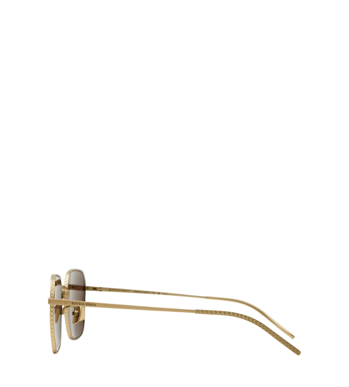 Sunglasses in Gold/Brown