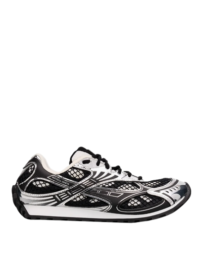 Bottega Veneta Orbit Sneaker Zwart / Zilver