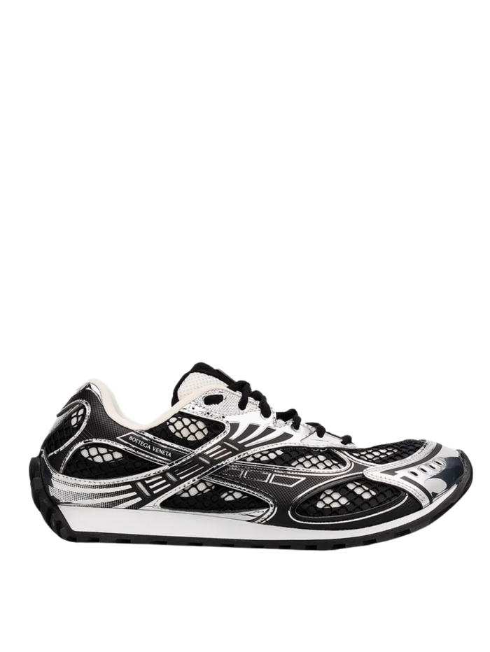 Bottega Veneta Orbit Sneaker Zwart / Zilver