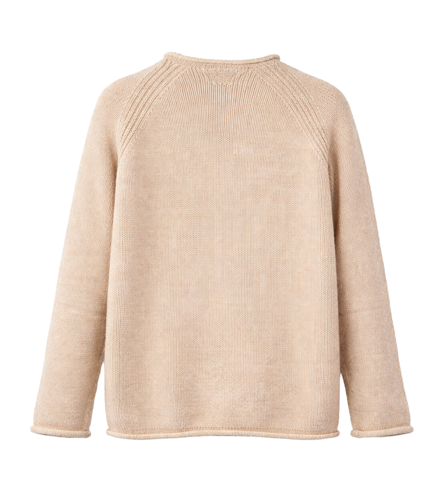 Bottega Veneta Cashmere Sweater in Linen Melange