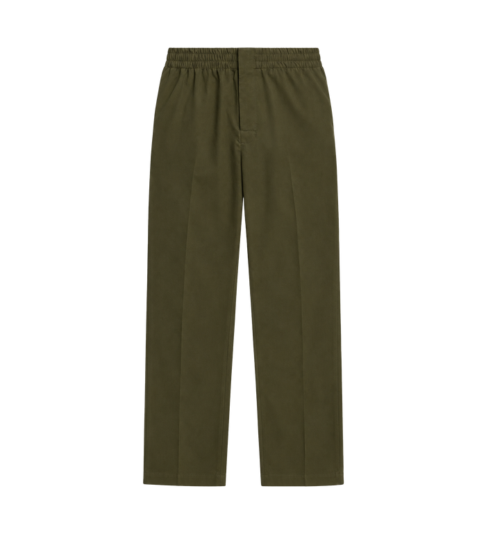 Cotton Twill Trousers Dark Juniper
