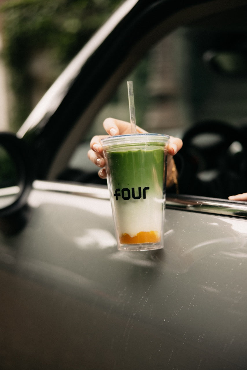 Logo Plastic Cup Transparent